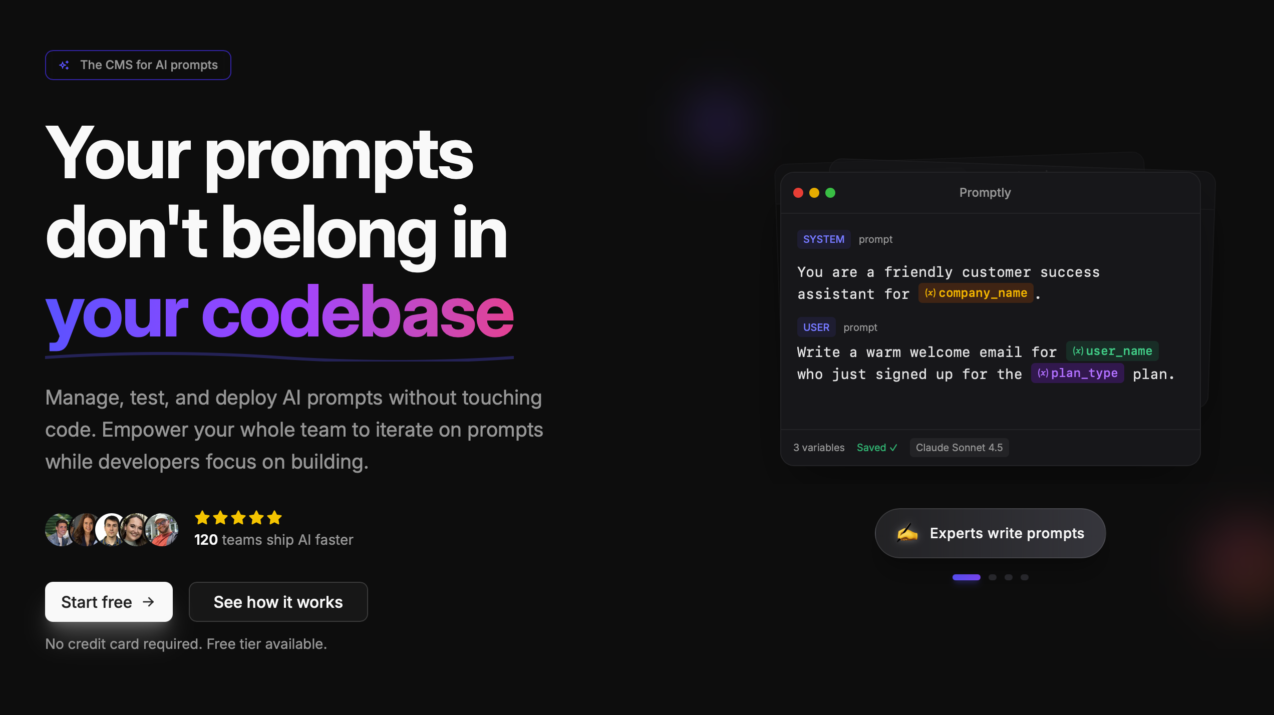 Promptly - the CMS powering the next wave of AI development